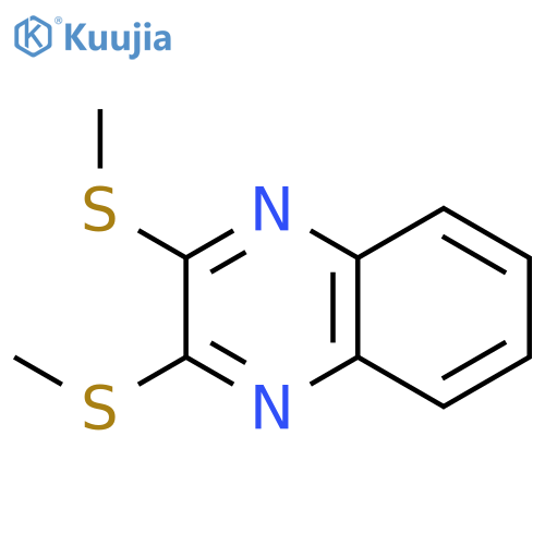 2,3-bis(methylsulfanyl)quinoxaline structure
