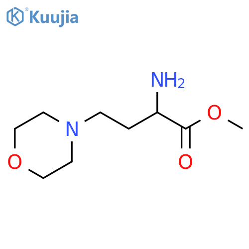 methyl 2-amino-4-(morpholin-4-yl)butanoate structure