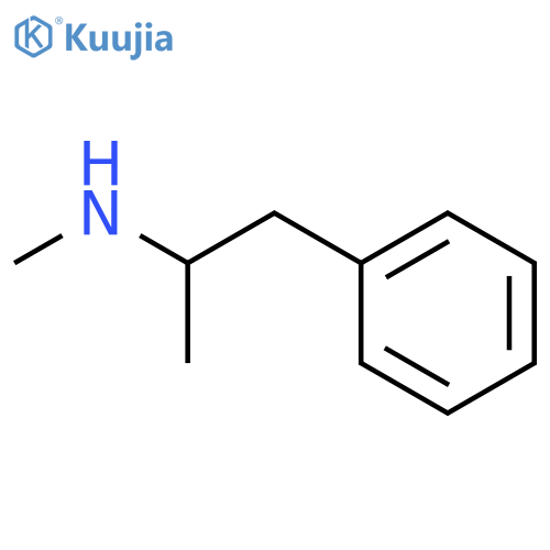 benzeneethanamine, n,alpha-dimethyl- structure