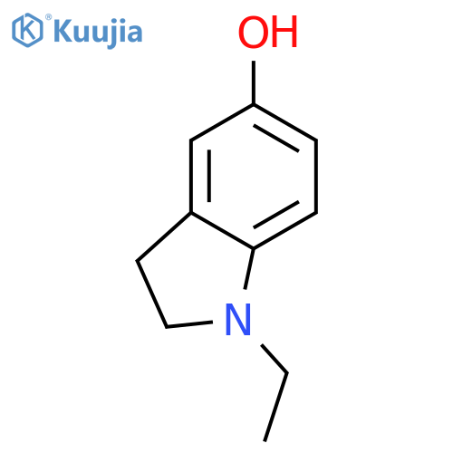 1-ethyl-2,3-dihydro-1H-indol-5-ol structure