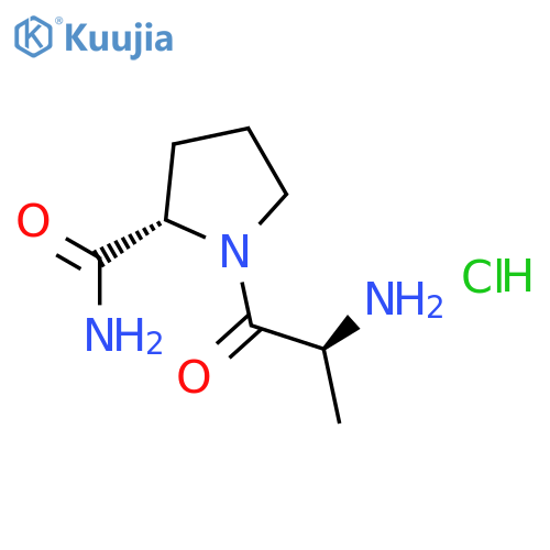 H-Ala-Pro-NH2 Hydrochloride structure