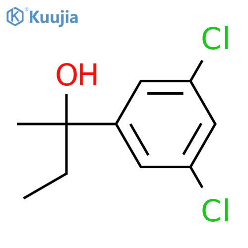 Benzenemethanol, 3,5-dichloro-a-ethyl-a-methyl- structure