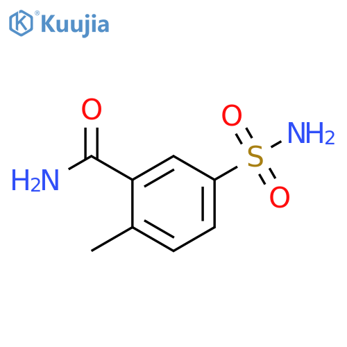 2-methyl-5-sulfamoylbenzamide structure