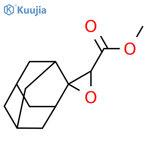 Spiro[oxirane-2,2'-tricyclo[3.3.1.13,7]decane]-3-carboxylic acid, methyl ester structure