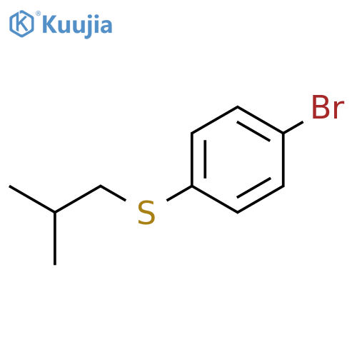1-Bromo-4-[(2-methylpropyl)sulfanyl]benzene structure