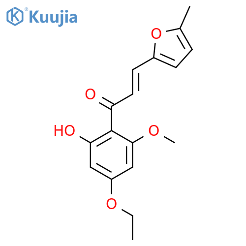 2-Propen-1-one,1-(4-ethoxy-2-hydroxy-6-methoxyphenyl)-3-(5-methyl-2-furanyl)- structure