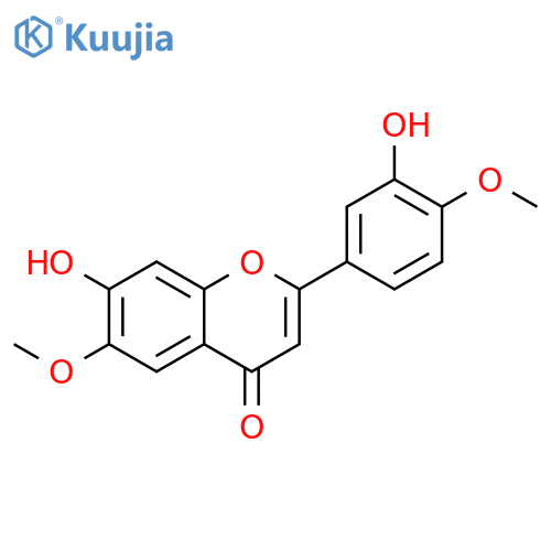 7,3'-Dihydroxy-6,4'-dimethoxyflavone structure