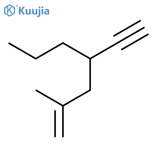 1-Heptene, 4-ethynyl-2-methyl- structure