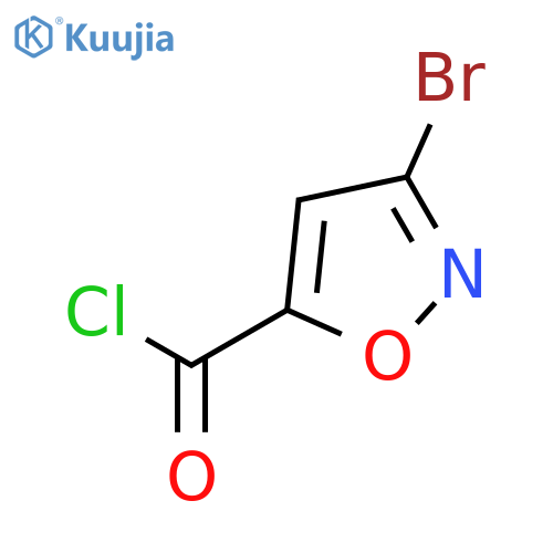 5-Isoxazolecarbonyl chloride, 3-bromo- structure