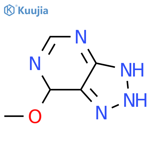 3H-1,2,3-Triazolo[4,5-d]pyrimidine,6,7-dihydro-7-methoxy- structure