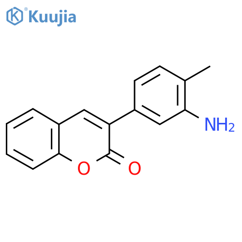 3-(3-Amino-4-methylphenyl)-2H-chromen-2-one structure