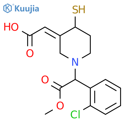 trans-Clopidogrel Thiol Metabolite >85%(Mixture of Diastereomers) structure