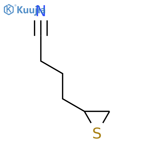 Thiiranebutanenitrile structure