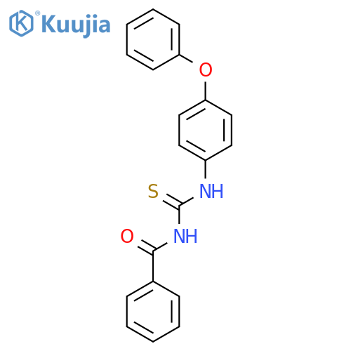 BENZAMIDE, N-[[(4-PHENOXYPHENYL)AMINO]THIOXOMETHYL]- structure