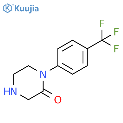 2-Piperazinone, 1-[4-(trifluoromethyl)phenyl]- structure