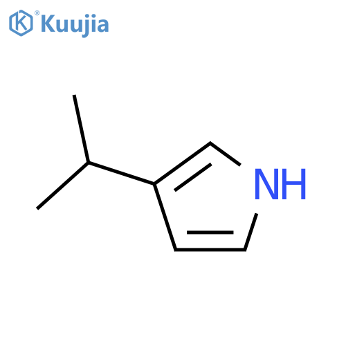 1H-Pyrrole, 3-(1-methylethyl)- structure