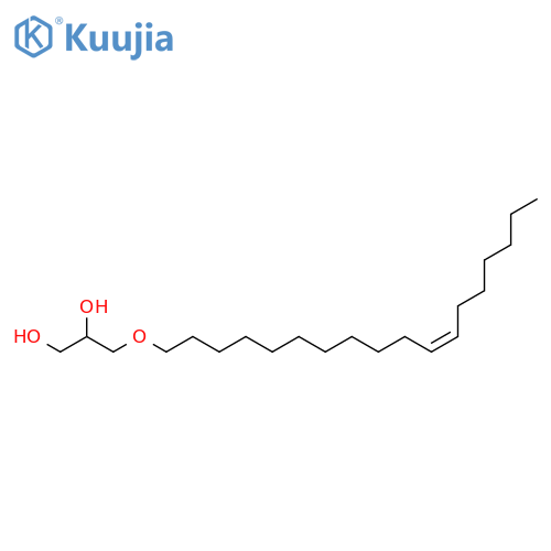 1,2-Propanediol,3-[(11Z)-11-octadecen-1-yloxy]- structure