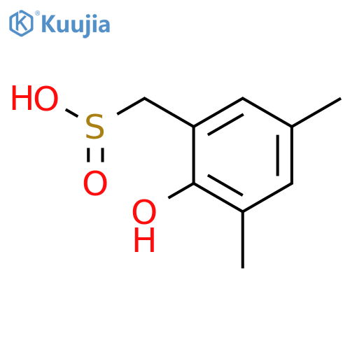 Benzenemethanesulfinicacid, 2-hydroxy-3,5-dimethyl- structure