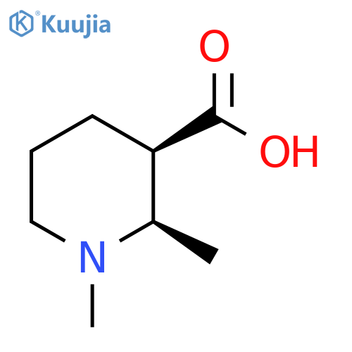 (2S,3S)-1,2-dimethylpiperidine-3-carboxylic acid structure