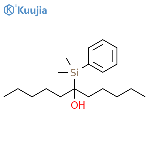 6-(Dimethylphenylsilyl)-6-undecanol structure