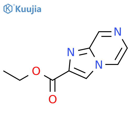 Ethyl imidazo[1,2-a]pyrazine-2-carboxylate structure