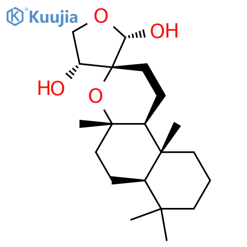 4,5,1',2',5',6',6a',8',9',10',10b'-Undecahydro-4'a,7',7',10'a-tetramethylspiro[furan-3(2H),3'-[3H]naphtho[2,1-b]pyran]-2,4-diol structure