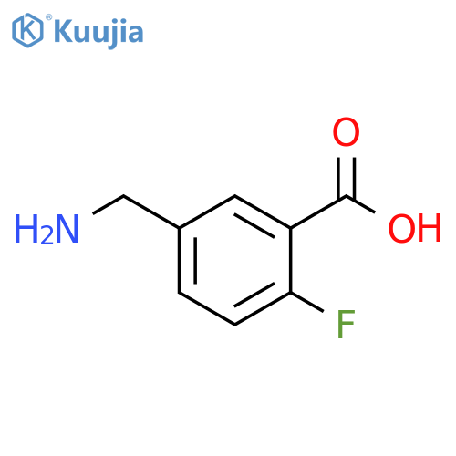 5-(Aminomethyl)-2-fluorobenzoic acid structure