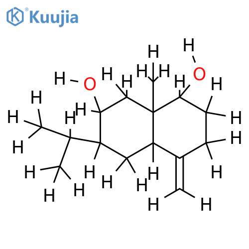 1beta,6alpha-dihydroxy-4(14)-eudesmene structure