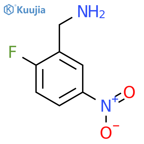 (2-Fluoro-5-nitrophenyl)methanamine structure