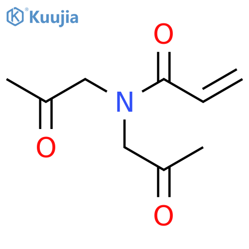2-Propenamide, N,N-bis(2-oxopropyl)- structure