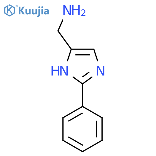 (2-Phenyl-1H-imidazol-4-yl)methanamine structure