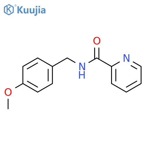2-Pyridinecarboxamide, N-[(4-methoxyphenyl)methyl]- structure