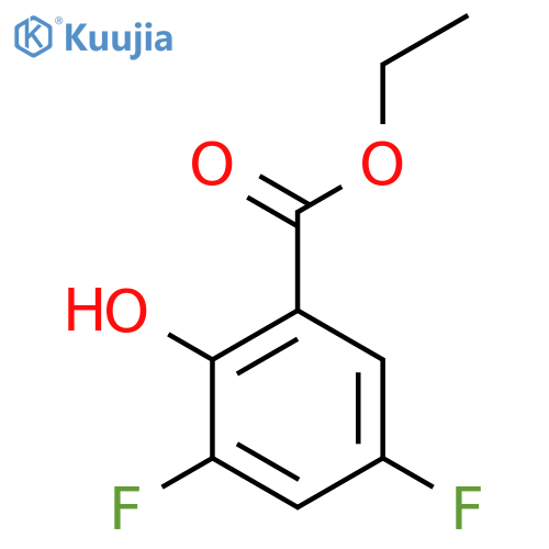 Ethyl 3,5-difluoro-2-hydroxybenzoate structure