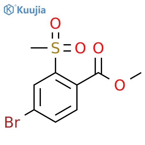 Methyl 4-bromo-2-(methylsulfonyl)benzoate structure
