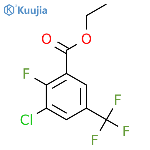 benzoic acid, 3-chloro-2-fluoro-5-(trifluoromethyl)-, ethyl ester structure