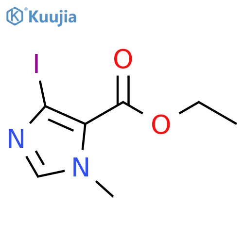 ethyl 4-iodo-1-methyl-1H-imidazole-5-carboxylate structure