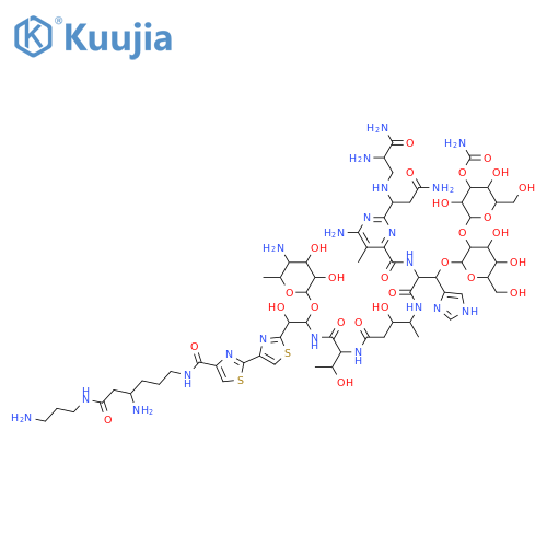 2-({2-[2-{[(6-amino-2-{3-amino-1-[(2,3-diamino-3-oxopropyl)amino]-3-oxopropyl}-5-methylpyrimidin-4-yl)carbonyl]amino}-3-[(4-{[1-({2-[4-({4-amino-6-[(3-aminopropyl)amino]-6-oxohexyl}carbamoyl)-2,4'-bi-1,3-thiazol-2'-yl]-1-[(5-amino-3,4-dihydroxy-6-methylte structure