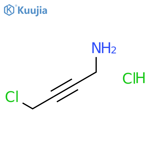 4-Chlorobut-2-yn-1-amine Hydrochloride structure