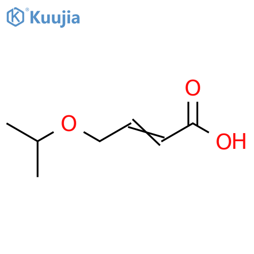 4-(propan-2-yloxy)but-2-enoic acid structure