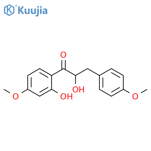 1-Propanone, 2-hydroxy-1-(2-hydroxy-4-methoxyphenyl)-3-(4-methoxyphenyl)- structure