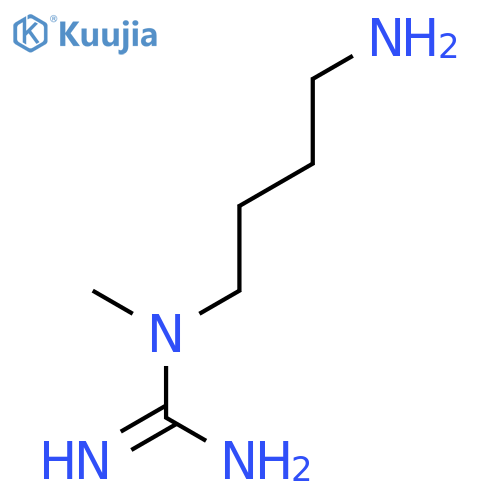 Guanidine, N-(4-aminobutyl)-N-methyl- structure