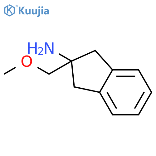 2-(methoxymethyl)-1,3-dihydroinden-2-amine structure
