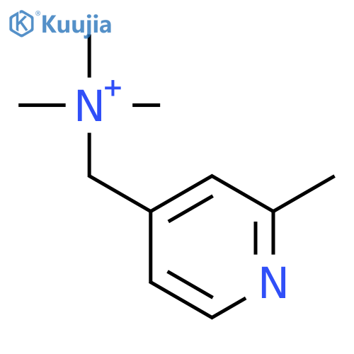 4-Pyridinemethanaminium, N,N,N,2-tetramethyl- structure