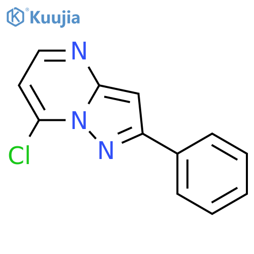 7-chloro-2-phenylpyrazolo[1,5-a]pyrimidine structure