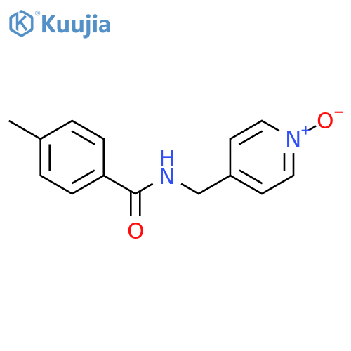 Benzamide, 4-methyl-N-[(1-oxido-4-pyridinyl)methyl]- structure