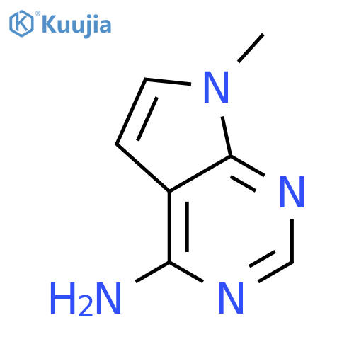 7-methyl-7H-pyrrolo[2,3-d]pyrimidin-4-amine structure