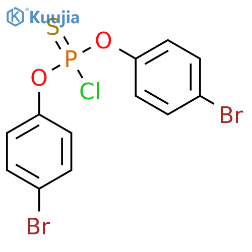 Ooo-di(4-bromophenyl)thiophosphorylchloride structure