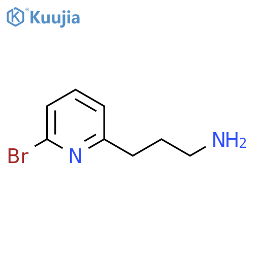 3-(6-bromopyridin-2-yl)propan-1-amine structure