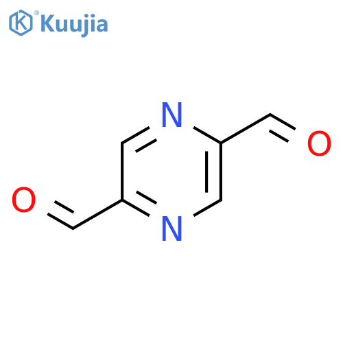 2,5-Pyrazinedicarboxaldehyde structure