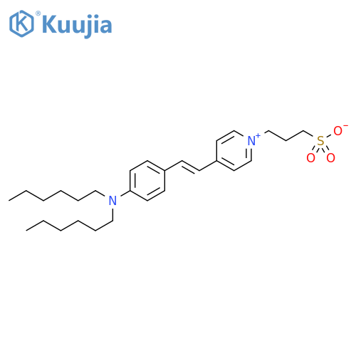 Pyridinium, 4-[2-[4-(dihexylamino)phenyl]ethenyl]-1-(3-sulfopropyl)-, inner salt structure